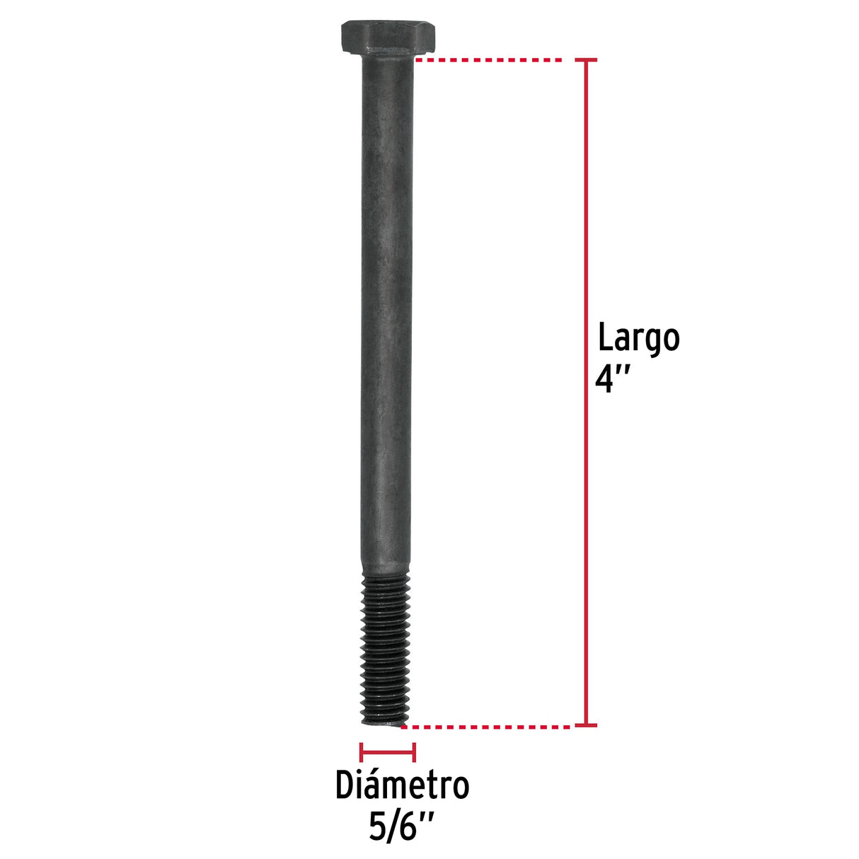 TORNILLO GRADO 5 5/16 X 4" TRUPER FIERO