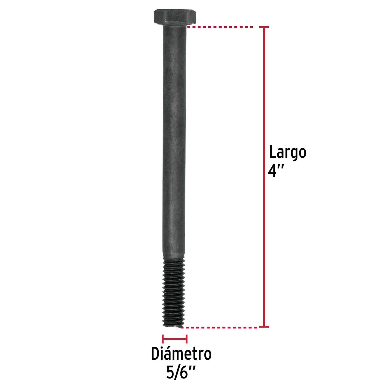 TORNILLO GRADO 5 5/16 X 4" TRUPER FIERO