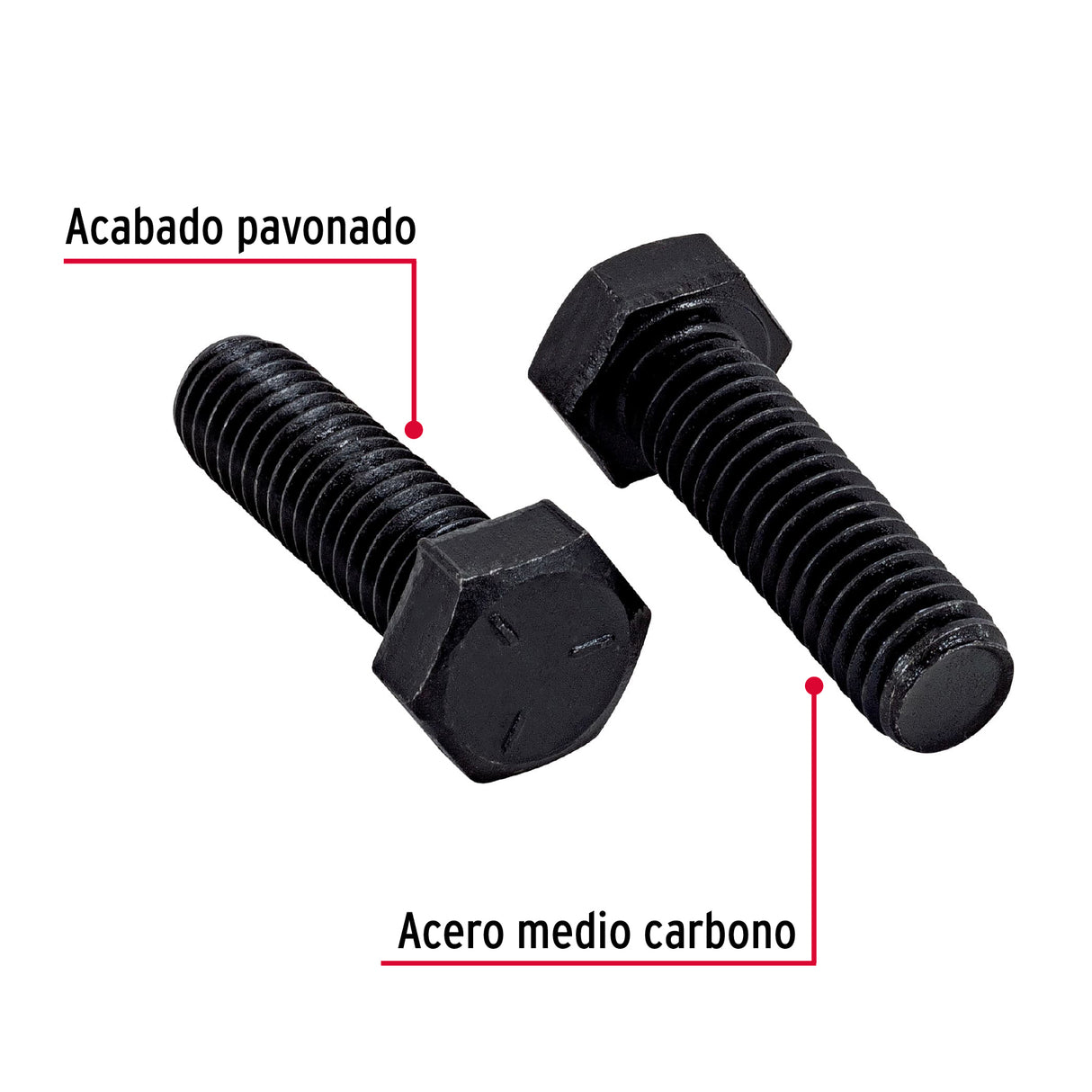 TORNILLO GRADO 5 3/8 X 1-1/4" TRUPER FIERO