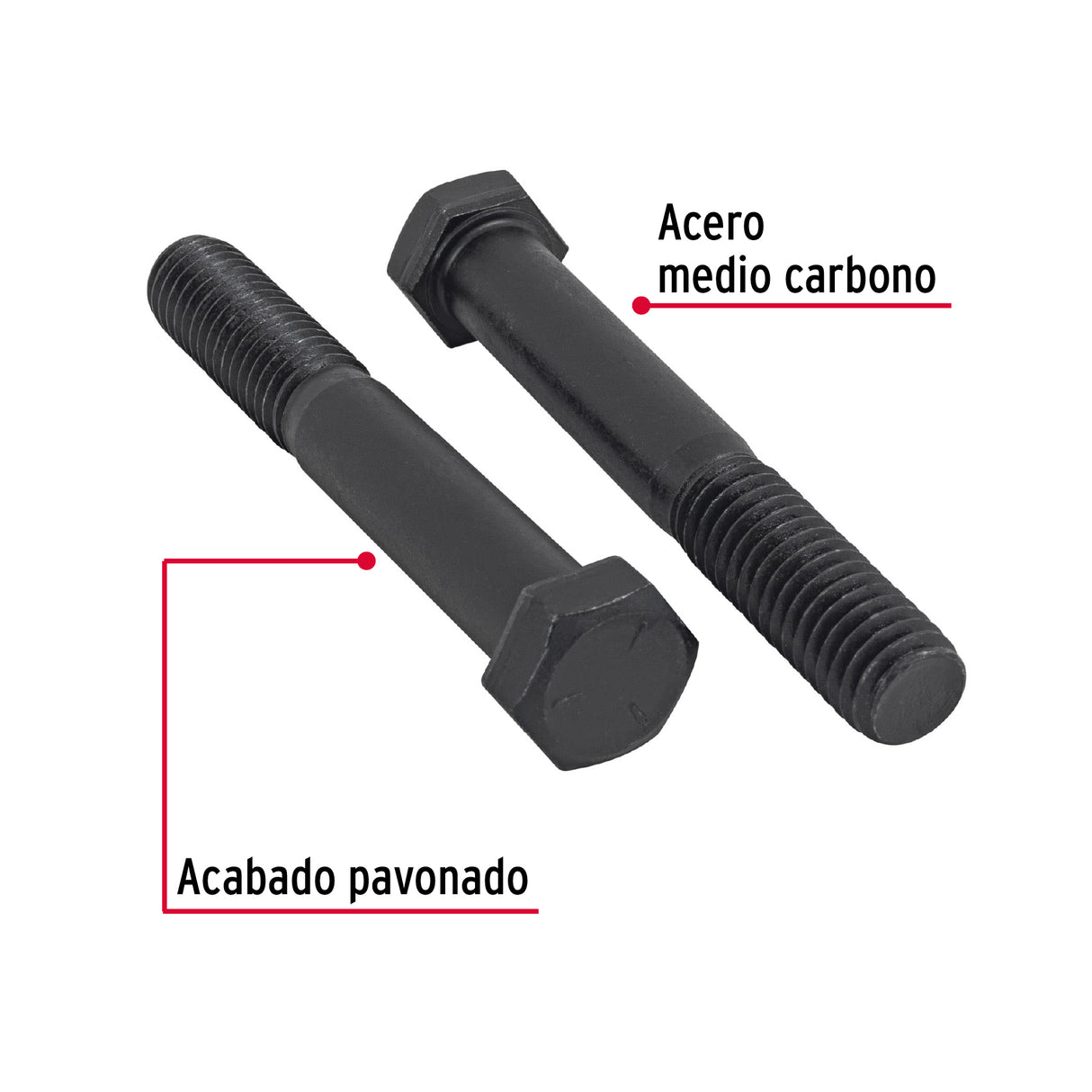 TORNILLO GRADO 5 7/16 X 3" TRUPER FIERO