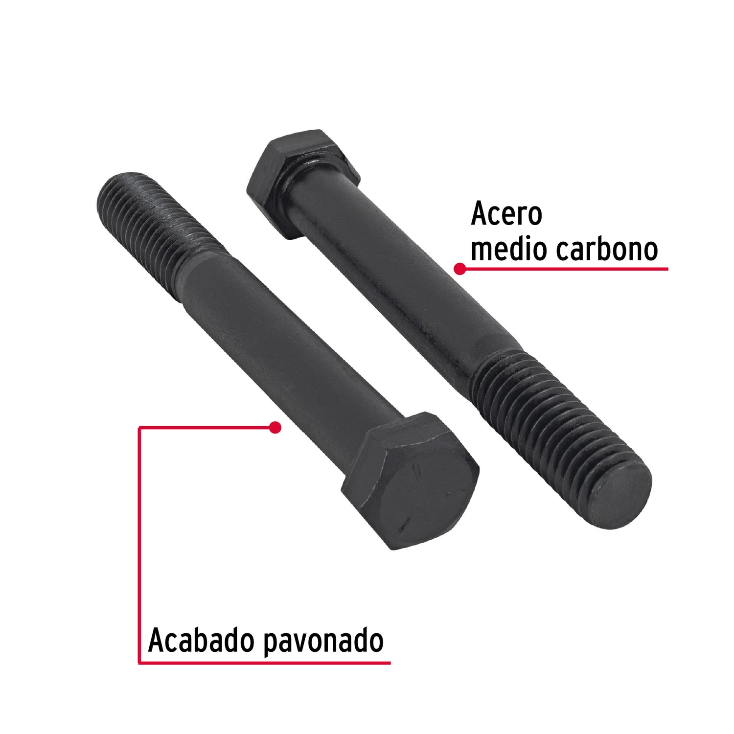 TORNILLO GRADO 5 7/16 X 3-1/2" TRUPER FIERO