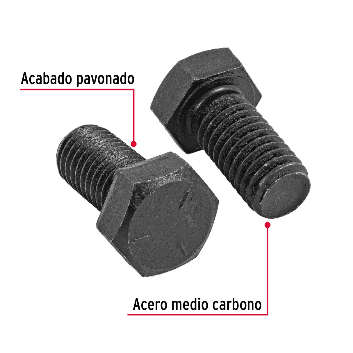 TORNILLO GRADO 5 1/2 X 1" TRUPER FIERO