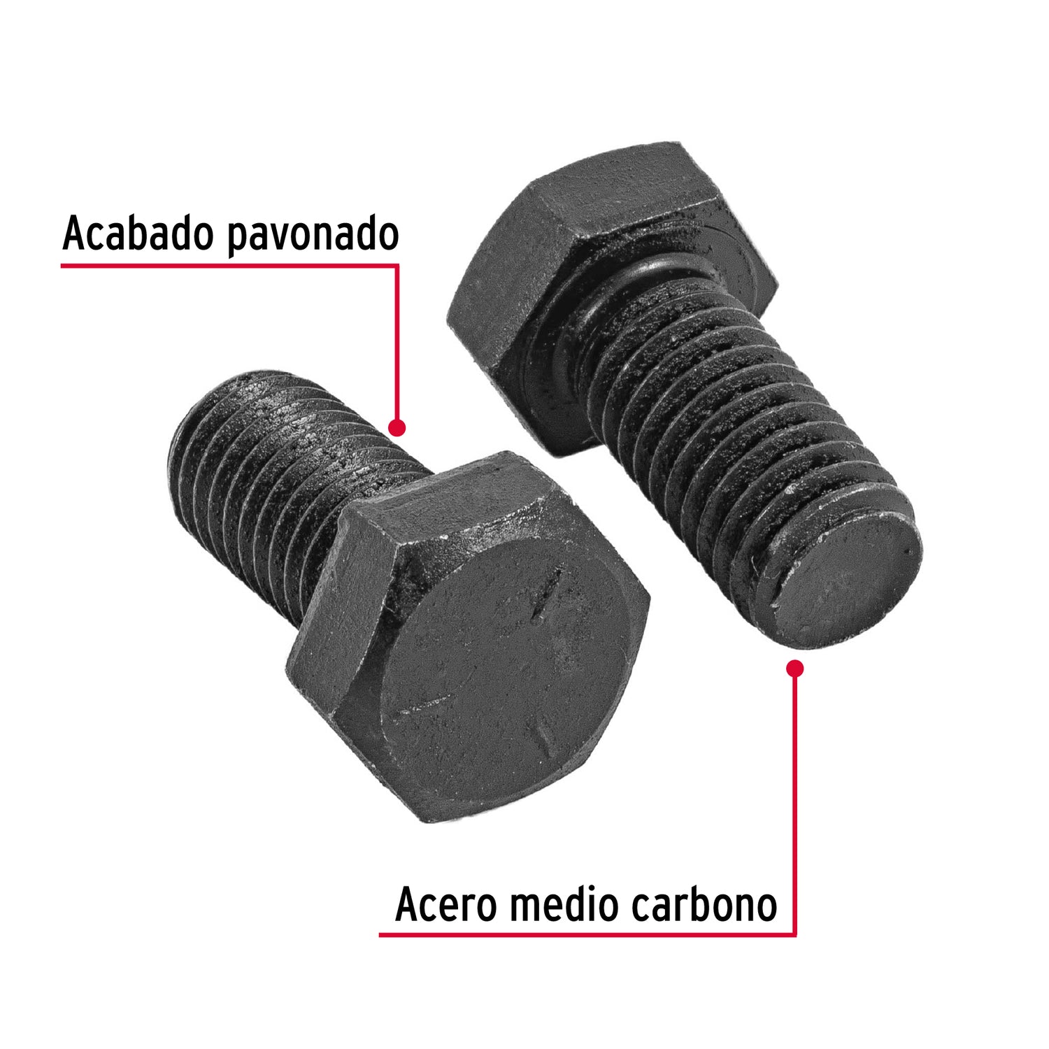 TORNILLO GRADO 5 1/2 X 1" TRUPER FIERO
