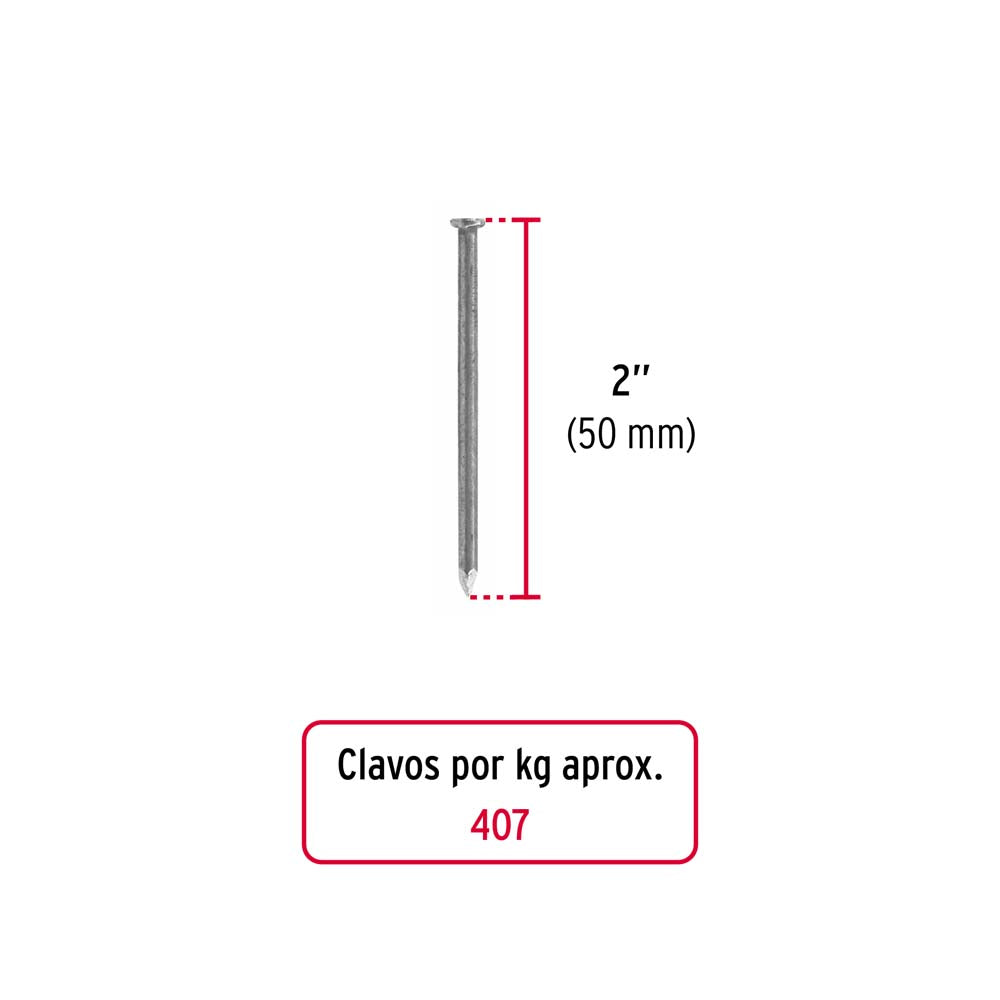 CLAVO STANDARD 2" CON CABEZA CLE-2B 45021 TRUPER