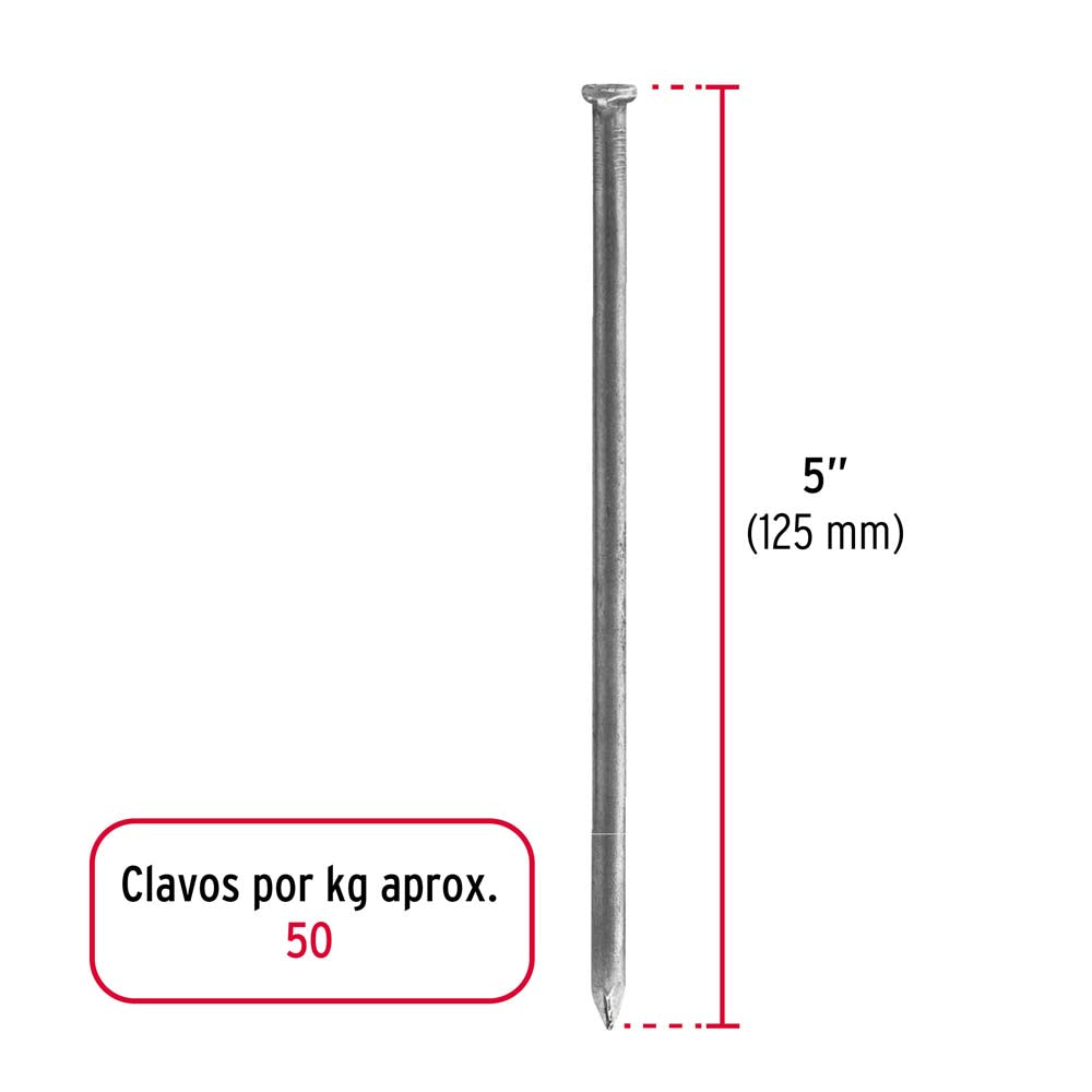 CLAVO STANDARD 5" CON CABEZA CLE-5B 45026 TRUPER