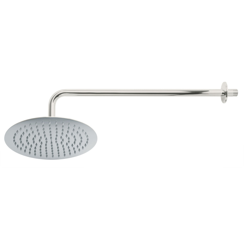 REGADERA REDONDA ACERO INOXIDABLE 10" CROMADA FOSET RIVIERA