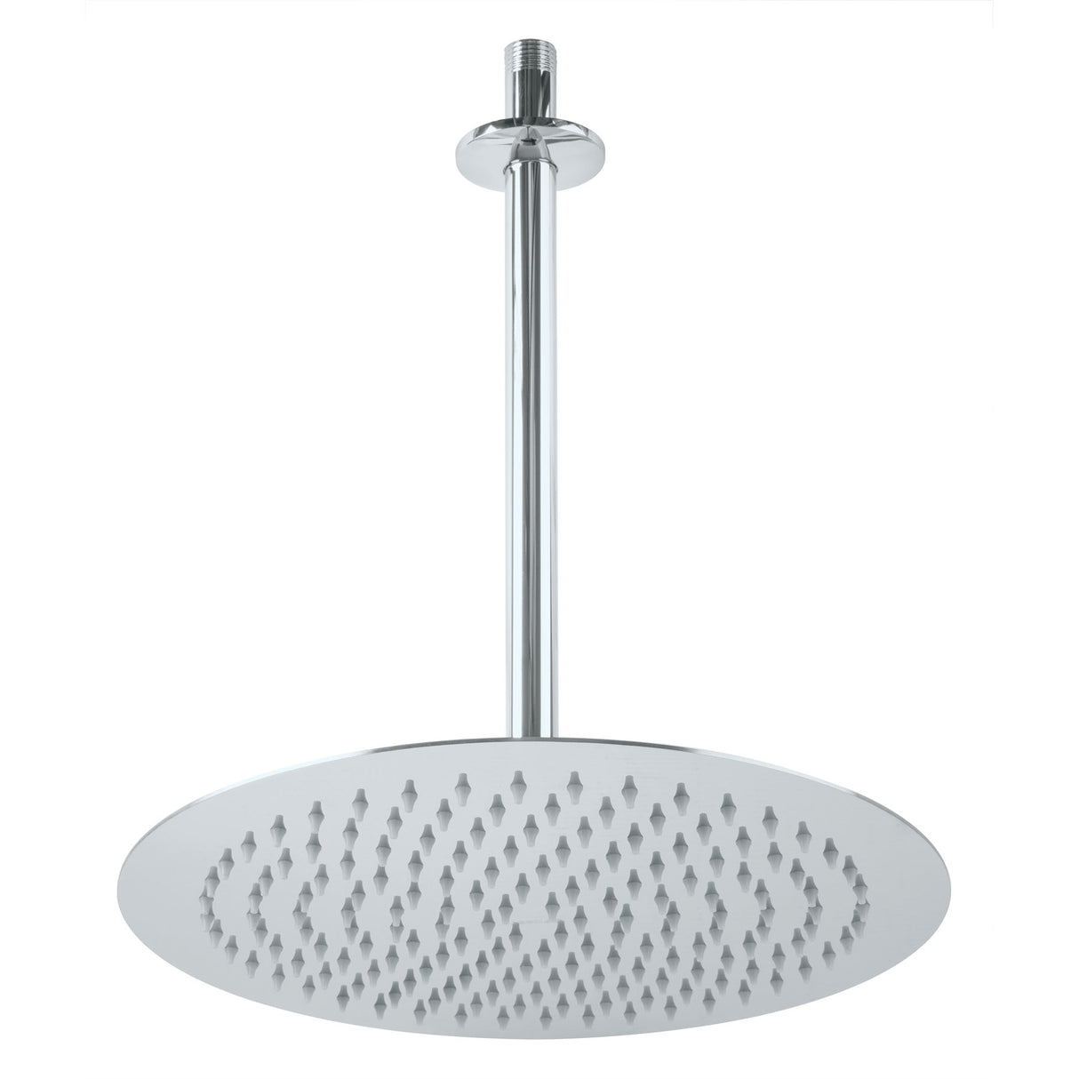 REGADERA REDONDA ACERO INOXIDABLE 12" CROMADA FOSET RIVIERA