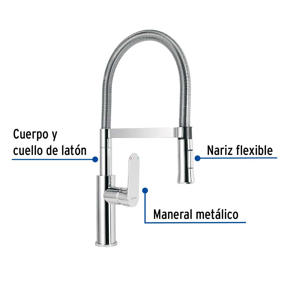 MONOMANDO PARA FREGADERO SEMI-PRO FOSET RIVIERA