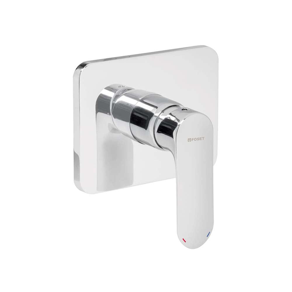 MONOMANDO CROMO P/ REGADERA SIN DESVIADOR FOSET RIVIERA