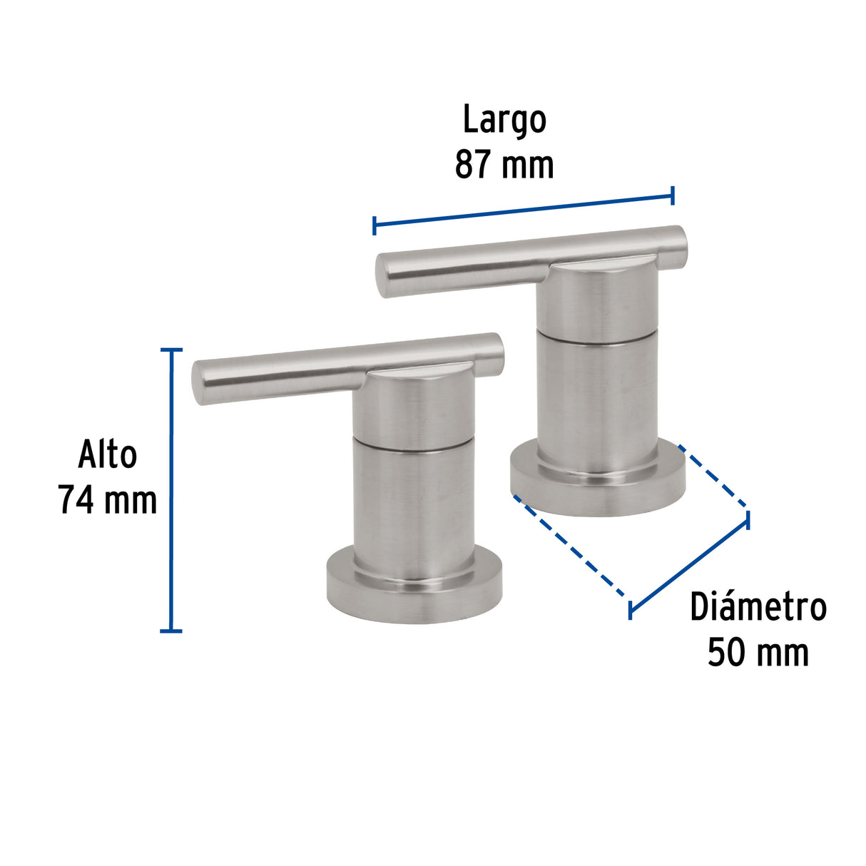JGO.2 MANERALES P/LAVABO TALADROS SEPARADOS SATIN ELEMENT
