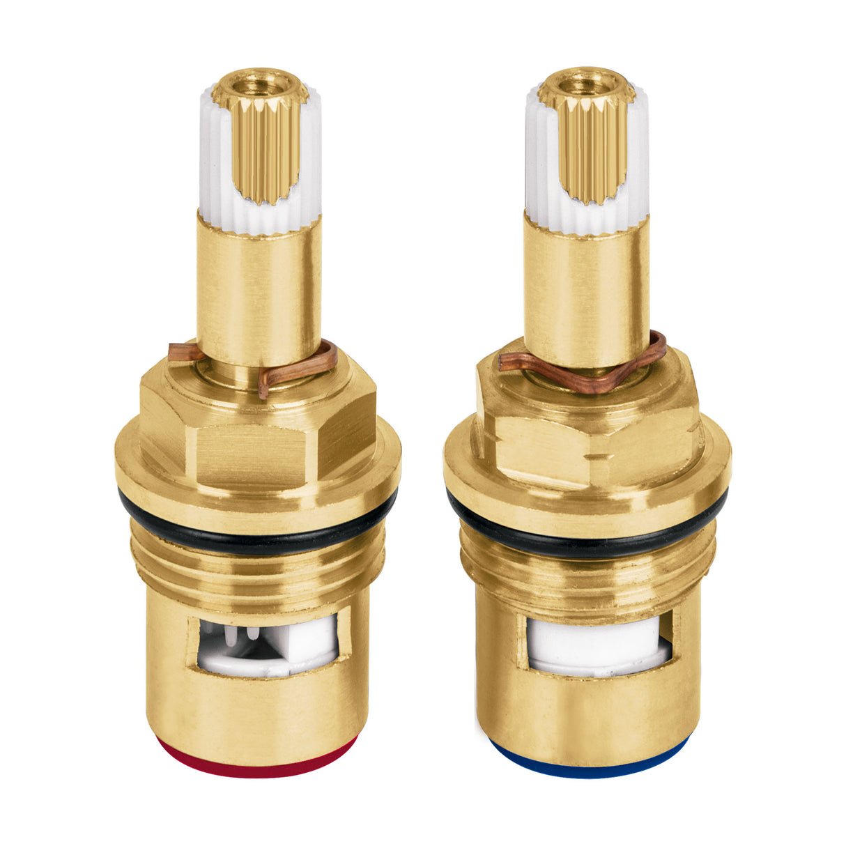 JUEGO DE 2 CARTUCHOS CERAMICOS CUERPO DE LATON FOSET