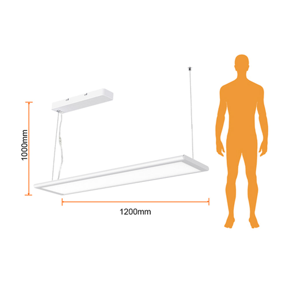 LAMPARA DE INTERIOR LED ALYAD TECNOLITE ATENUABLE PARA SUSPENDER 45W LUZ BLANCA NEUTRA *** HAE ***