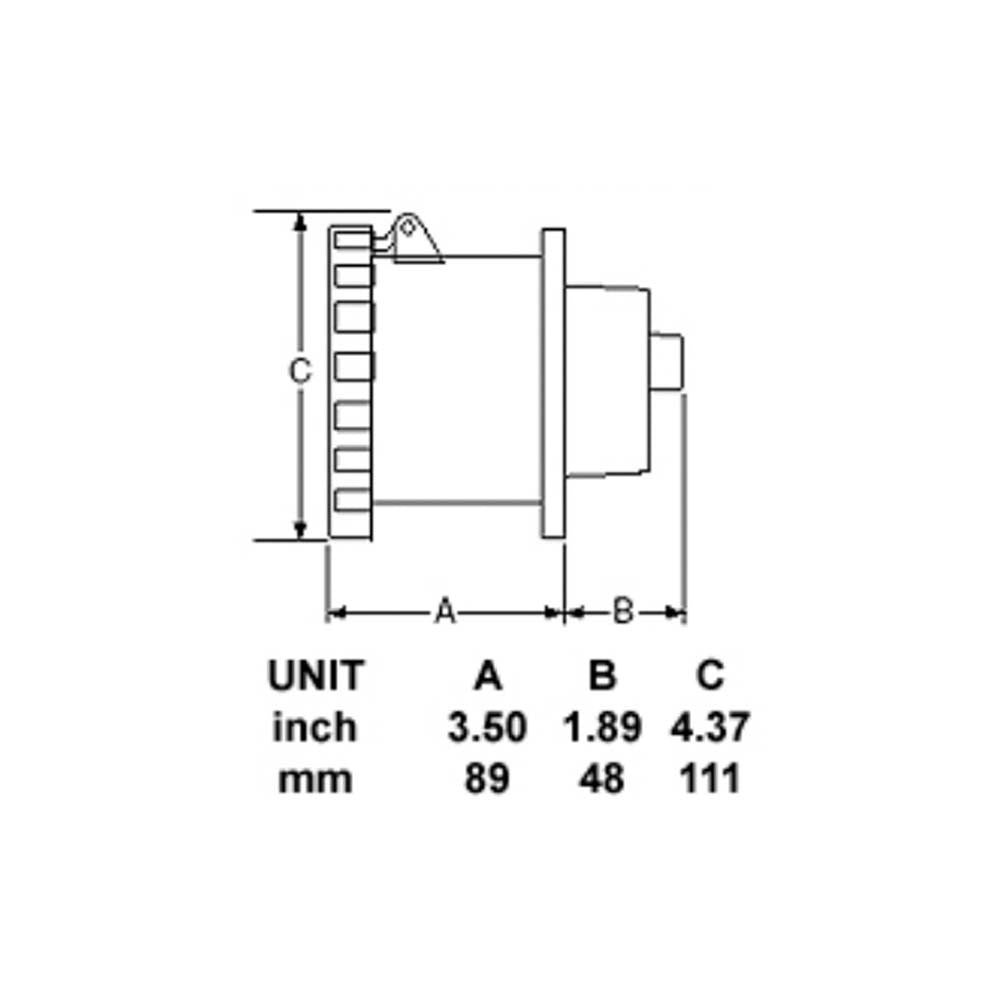 RECEPTACULO PIN & SLEEVE IND. 60A/480V. 3F-4H 460R7-00W LEVITON