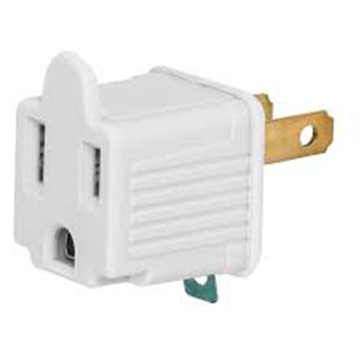 ADAPTADOR 3 A 2 BLANCO 15A/127V. ATERRIZADO AD-32B-G 46255 TRUPER *** OFRECER EXC-39 O 43257 ***