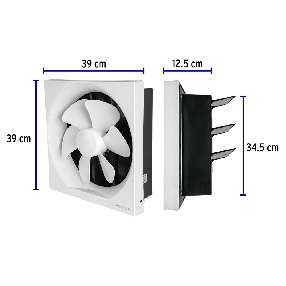 EXTRACTOR DE AIRE 12" BLANCO 42W VOLTECK EXA-12I *** OFRECER GEMINIS12 O TRITON 12 ***