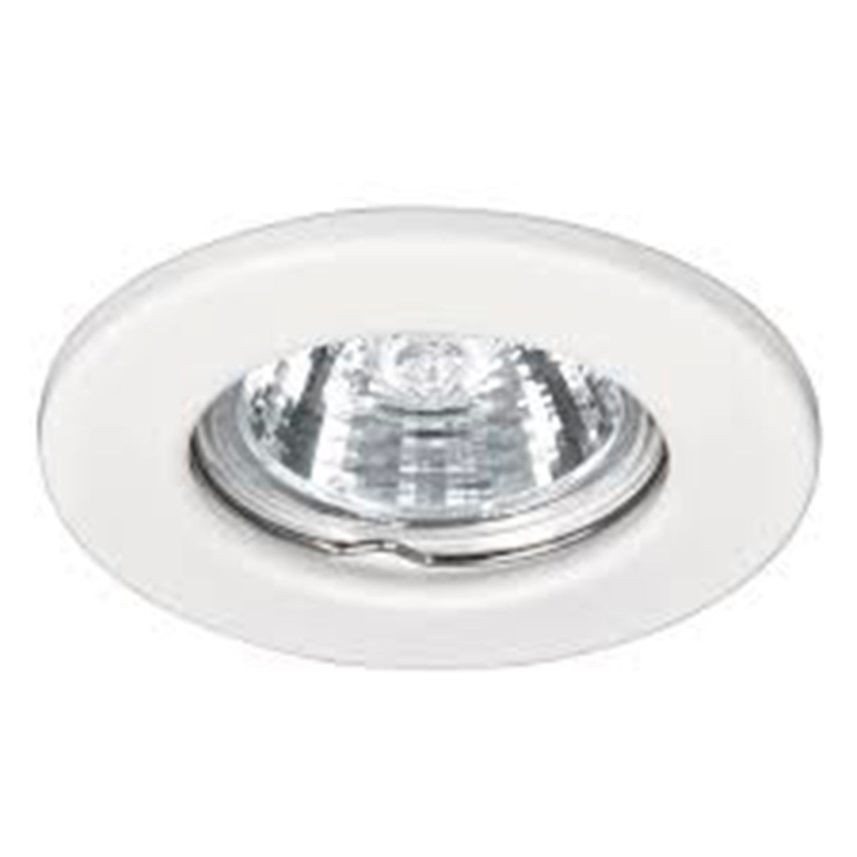 LUMINARIO REDONDO EMPOTRABLE REDONDO FIJO 50W. BLANCO LED O HALOGENO EMP-100S 46612 TRUPER *** OFRECER YD-220/B ***