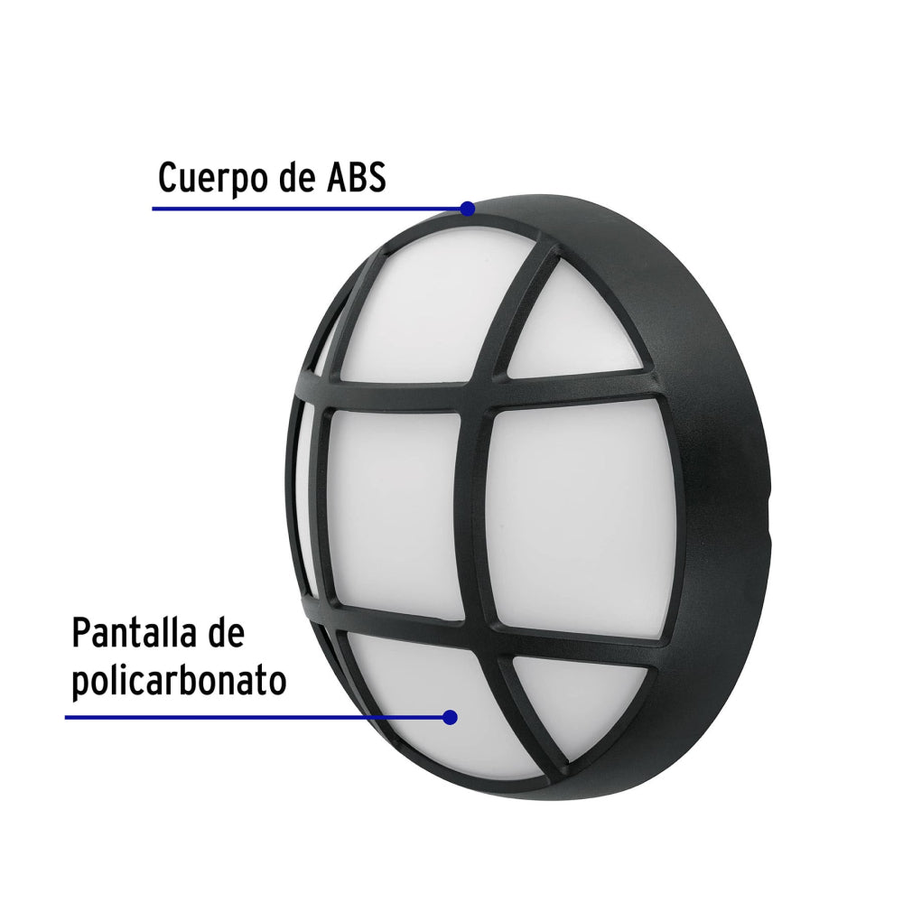 ARBOTANTE DECORATIVO LED 14W/127V. 6500K LUZ DE DIA ARB-205L 47099 TRUPER ***HAE2025***