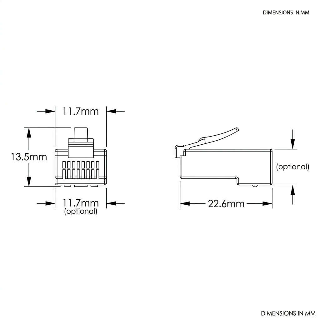 PLUG RJ45 CAT. 6 MACHO 47613-EZ6 LEVITON