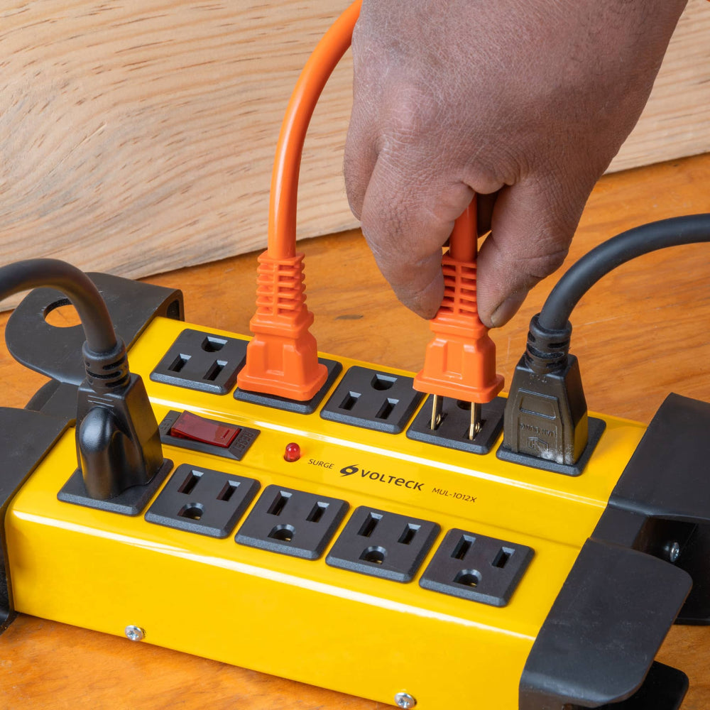 MULTICONTACTO INDUSTRIAL SUPRESOR PICOS CAL. 14 AWG 10 ENTRADAS MUL-1012X 48190