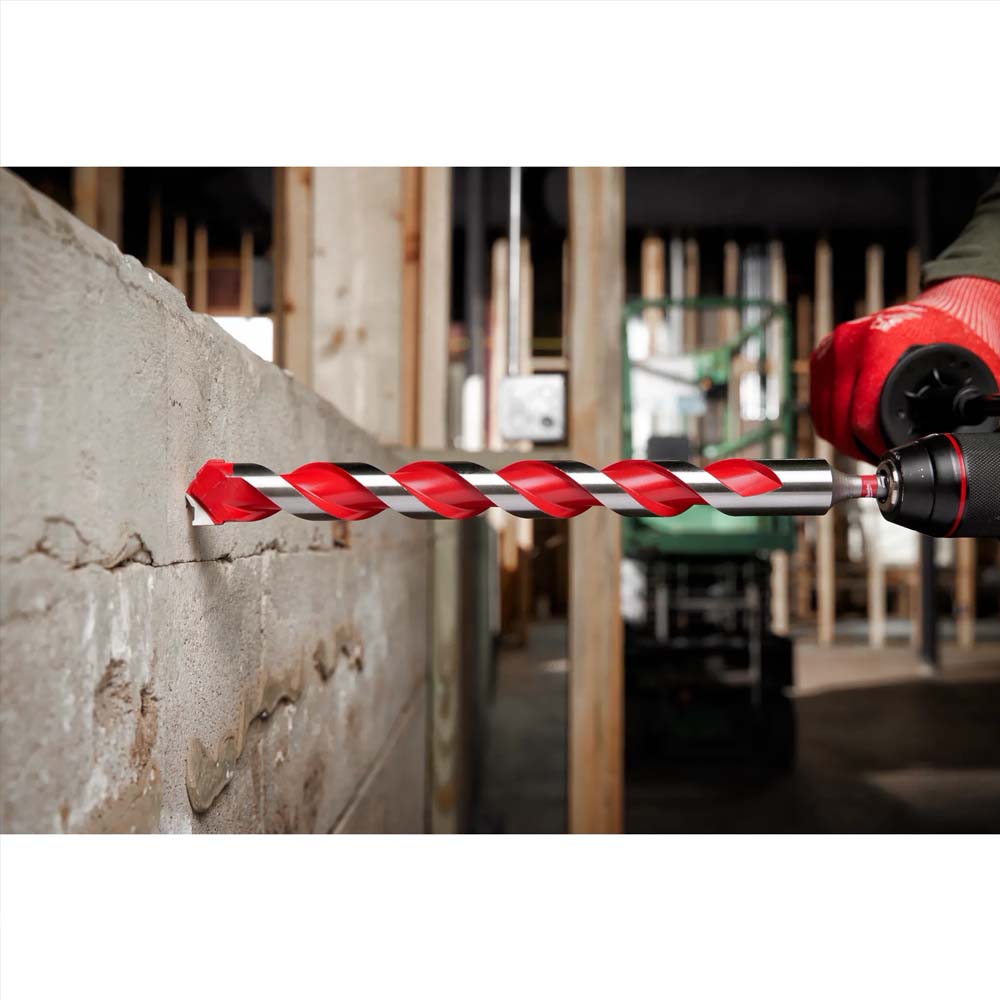 BROCA PARA CONCRETO CON PUNTA DE CARBURO 3/8"X 6" MILWAUKEE