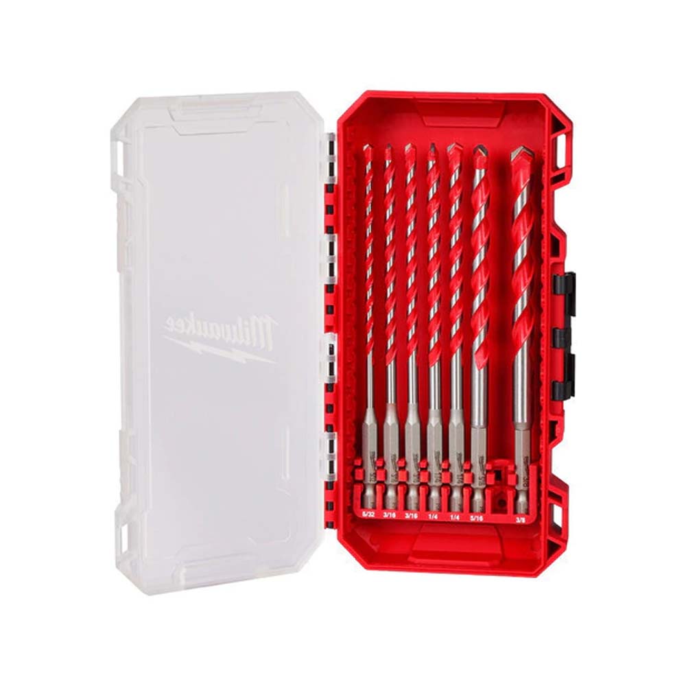 JUEGO DE 7 PZAS BROCAS PARA CONRETO MILWAUKEE 48-20-9052