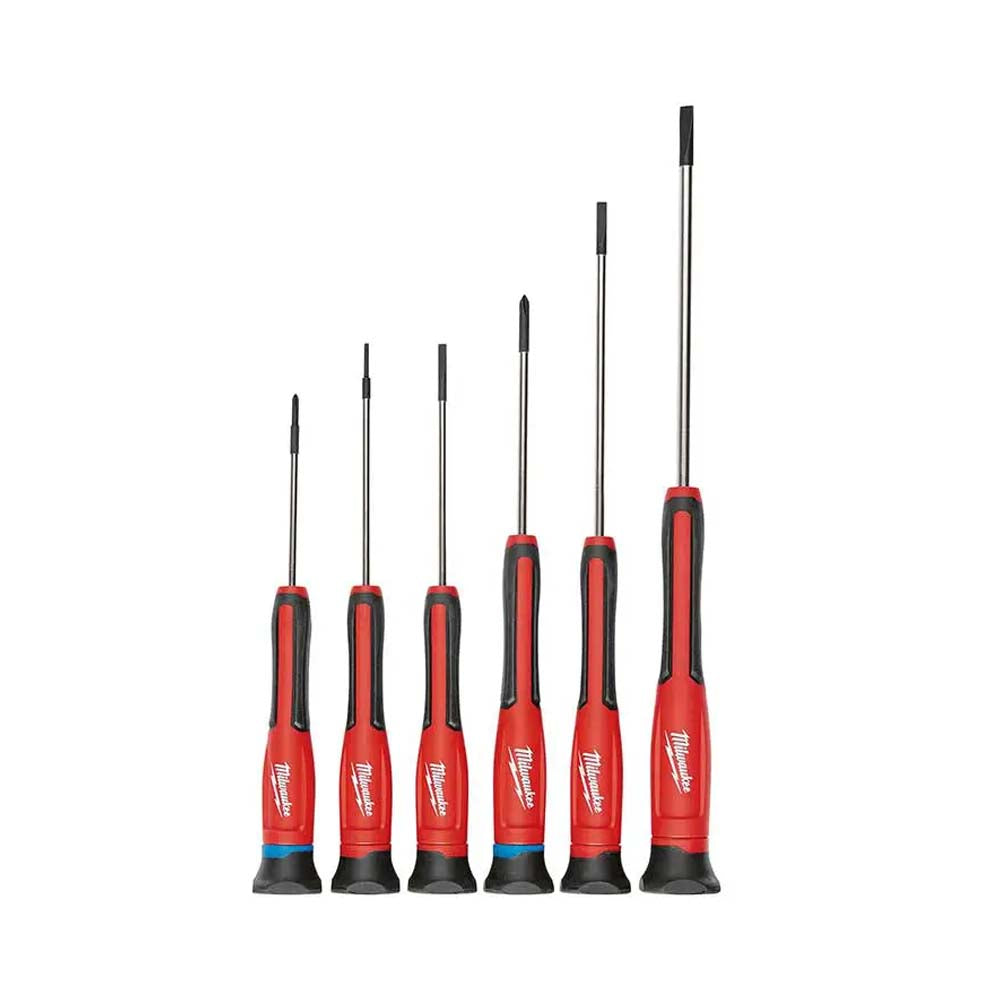 KIT DESATORNILLADORES DE PRECISION **6 PIEZAS** MILWAUKEE