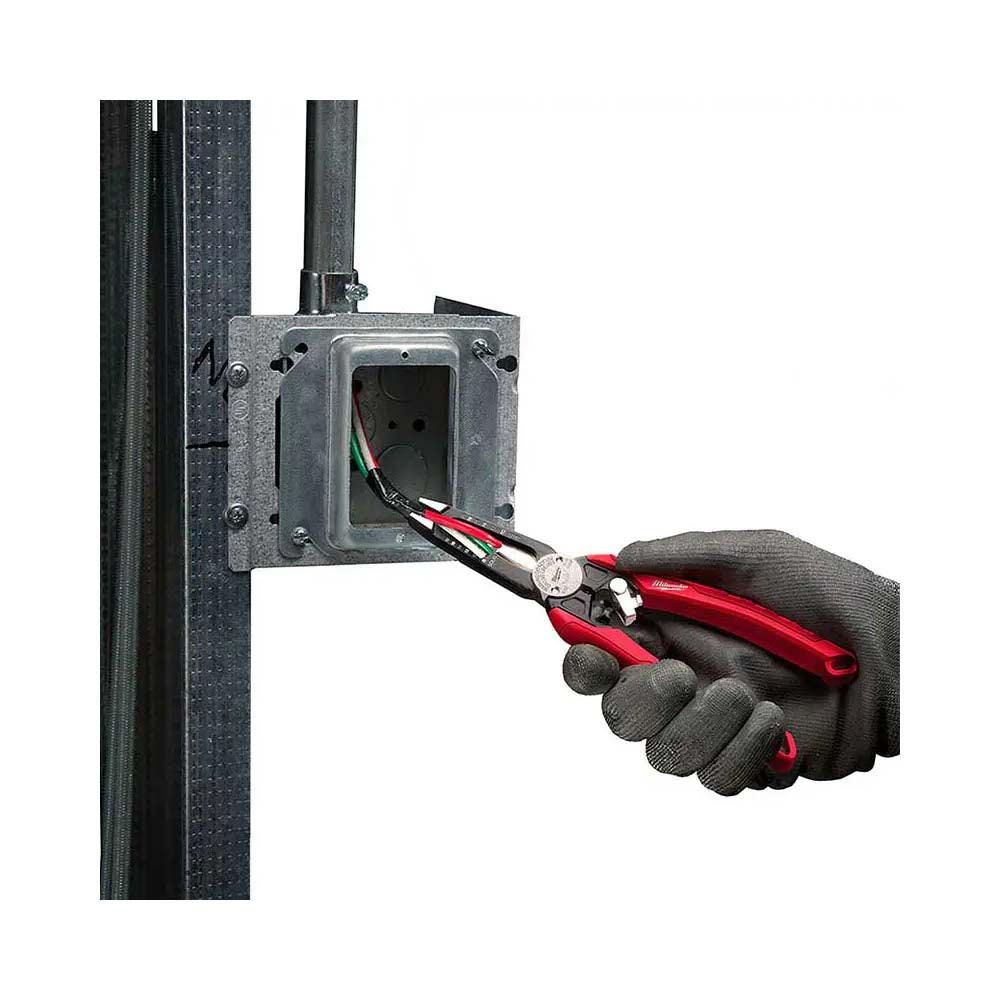 PINZA PARA ELECTRICISTA CON ALTO MARGEN DE MANIOBRA 7 EN 1 MILWAUKEE