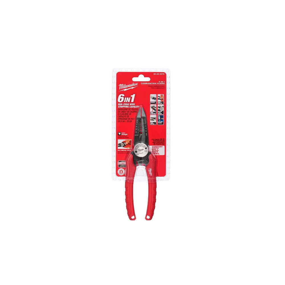 PINZA PARA ELECTRICISTA 6 EN 1 MILWAUKEE