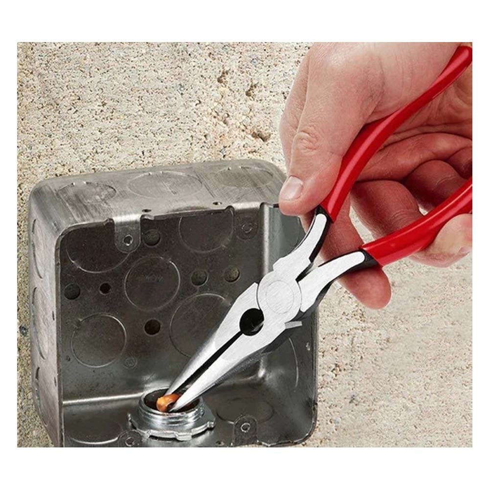 PINZAS DE PUNTA LARGA 2" MANGO MOLDEADO MILWAUKEE