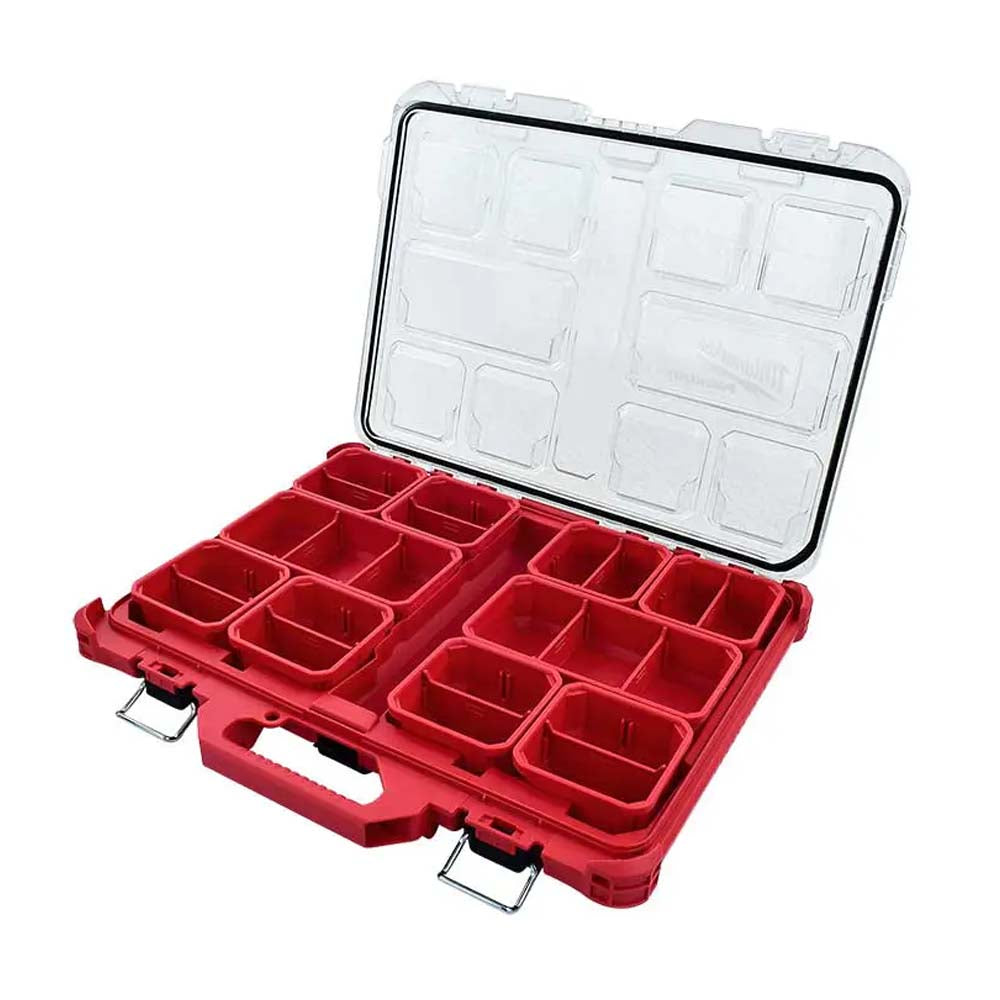 CAJA DE ALMACENAMIENTO ORGANIZADOR GRANDE PACKOUT 41.4 X 50.0 X 6.4 CM MILWAUKEE