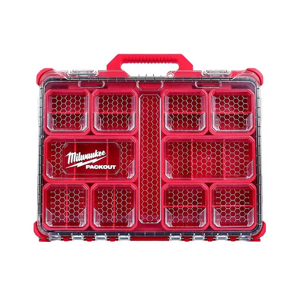 CAJA DE ALMACENAMIENTO ORGANIZADOR GRANDE PACKOUT 41.4 X 50.0 X 6.4 CM MILWAUKEE