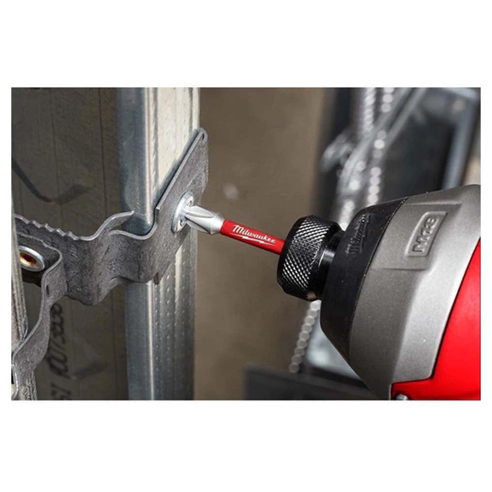 JUEGO DE PUNTAS PHILLIPS DE IMPACTO SHOCKWAVE PLANAS TORX CUADRADAS SOCKETS DADOS **26 PIEZAS** MILWAUKEE