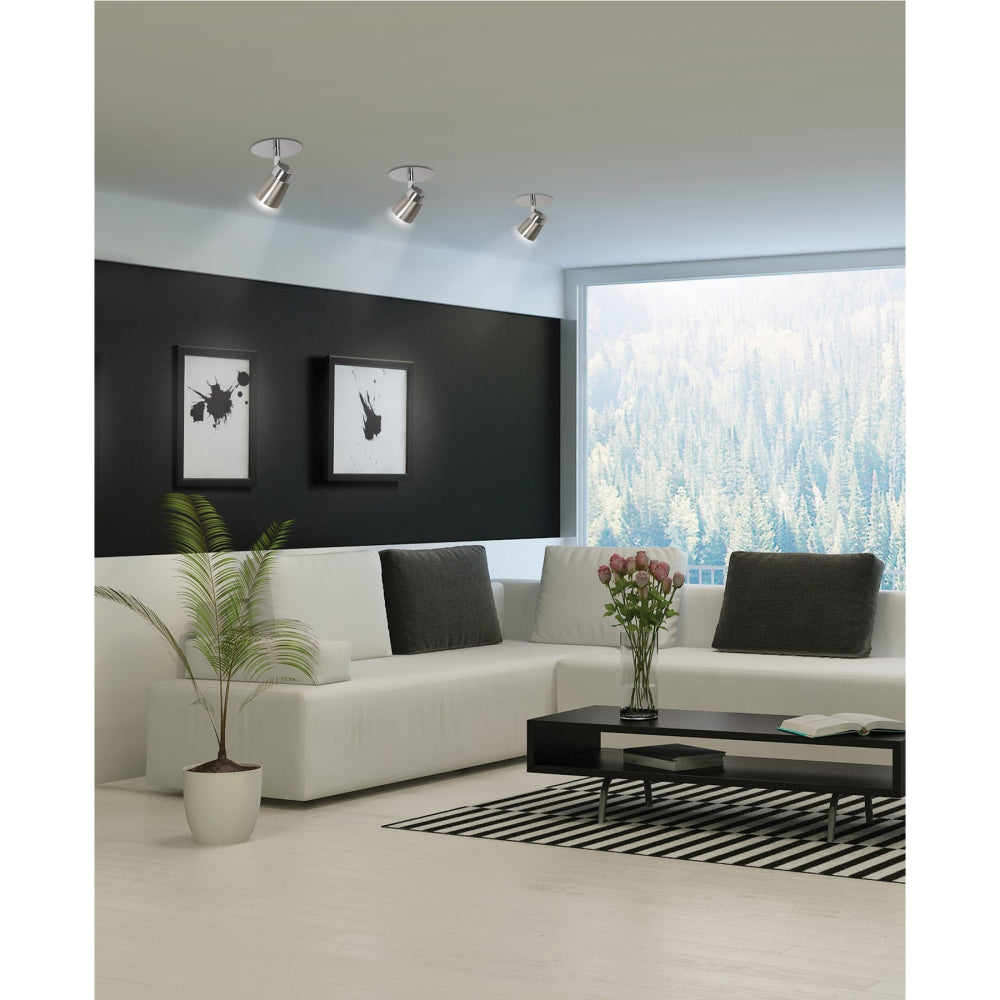 LUMINARIO SOBREPONER 2 SPOTS 100W/120V. SOB-302S 48433 TRUPER