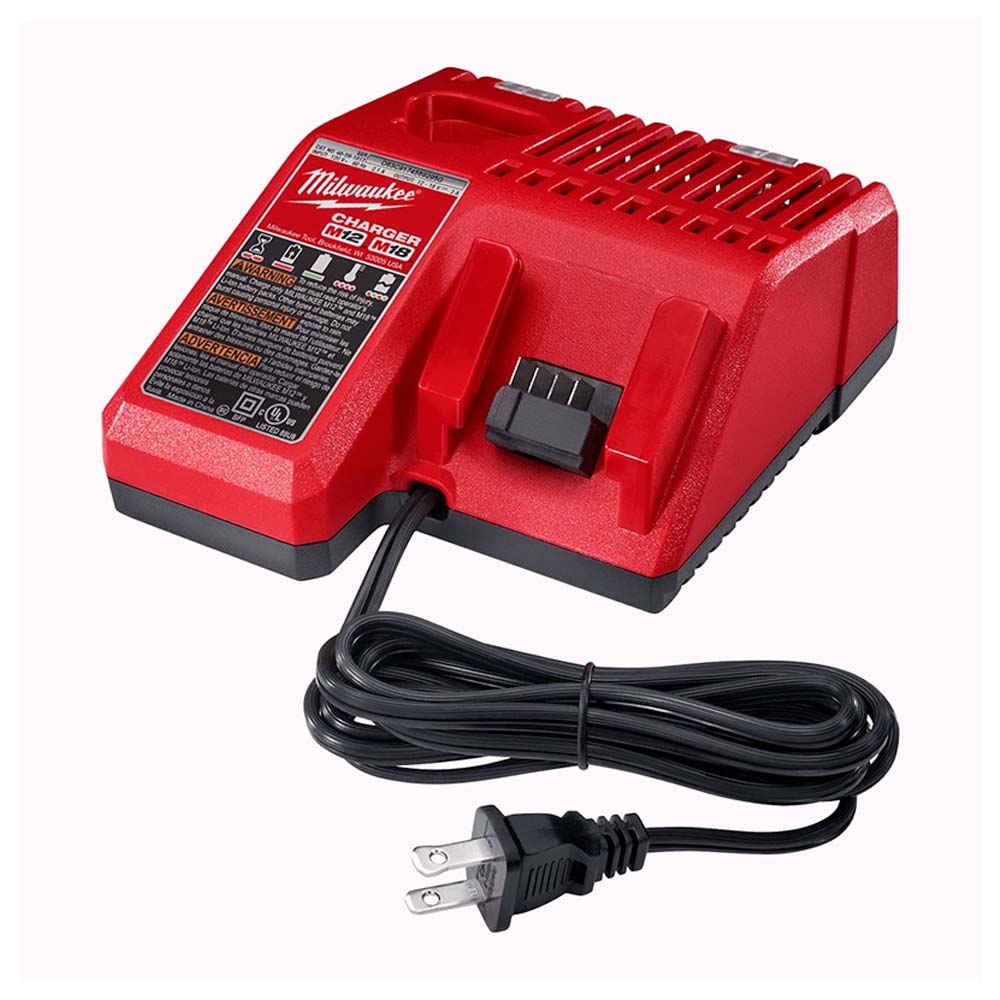 CARGADOR PARA BATERIAS REDLITHIUM DE IONES DE LITIO MULTIPLE M12 Y M18 MILWAUKEE