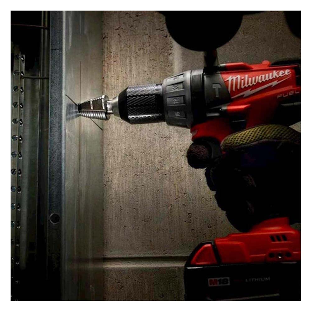 BROCA ESCALONADA PARA METAL 1/4" - 1-3/8" #5 MILWAUKEE