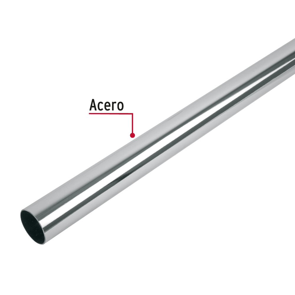 TUBO REDONDO CROMADOPARA CLOSET HERMEX