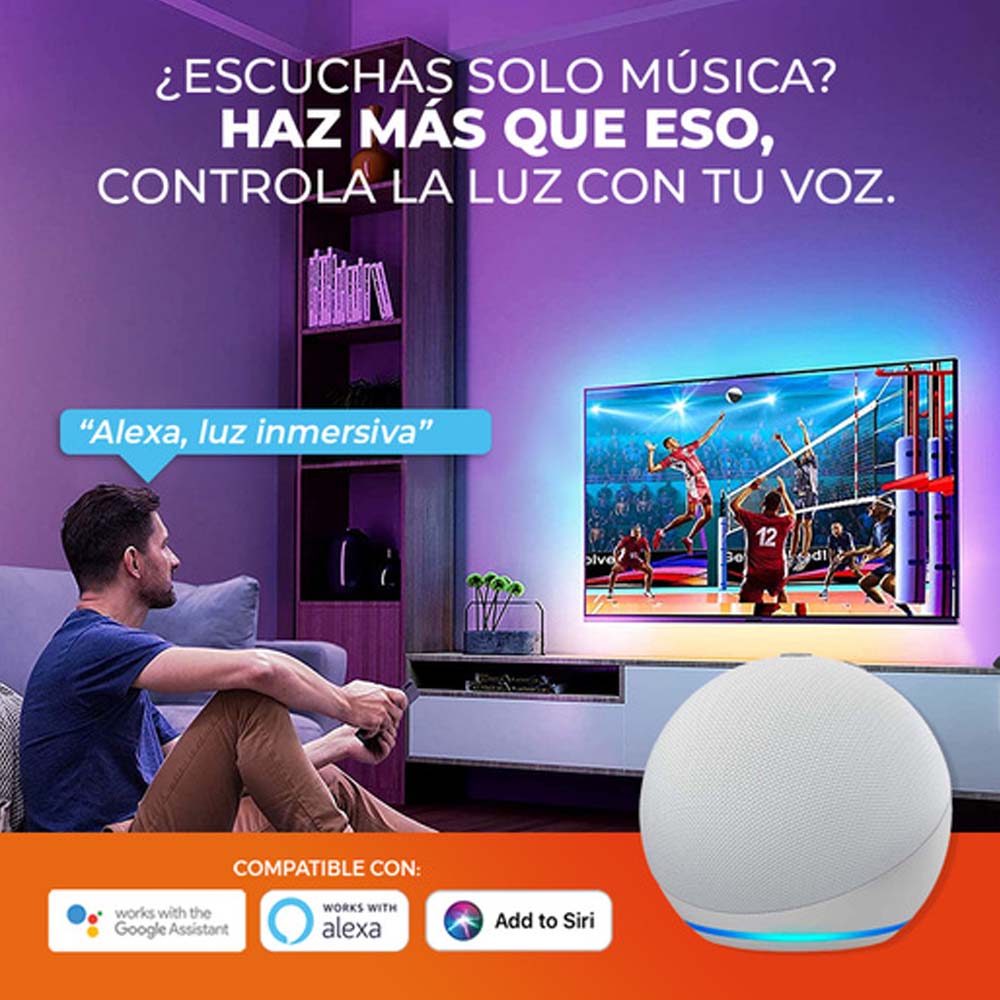 TIRA INT LED P/TV C/CONTROLADOR 48W 12VCD IP20 NEGRO