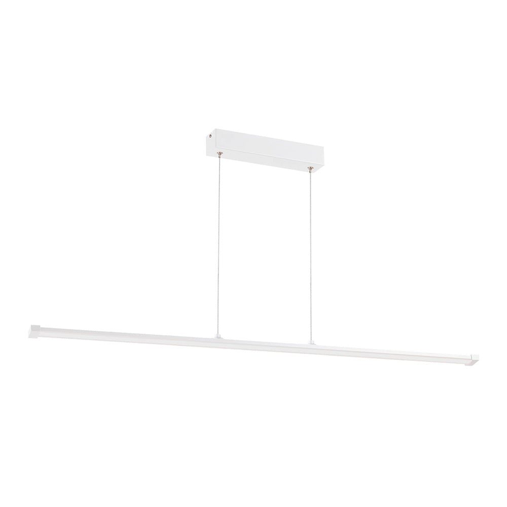 LAMPARA LINEAL COLGANTE LED METAL 1.21M 48W LUZ CALIDA BRILLANTE IRC90 NO ATENUABLE 48CTLLED172MV30B