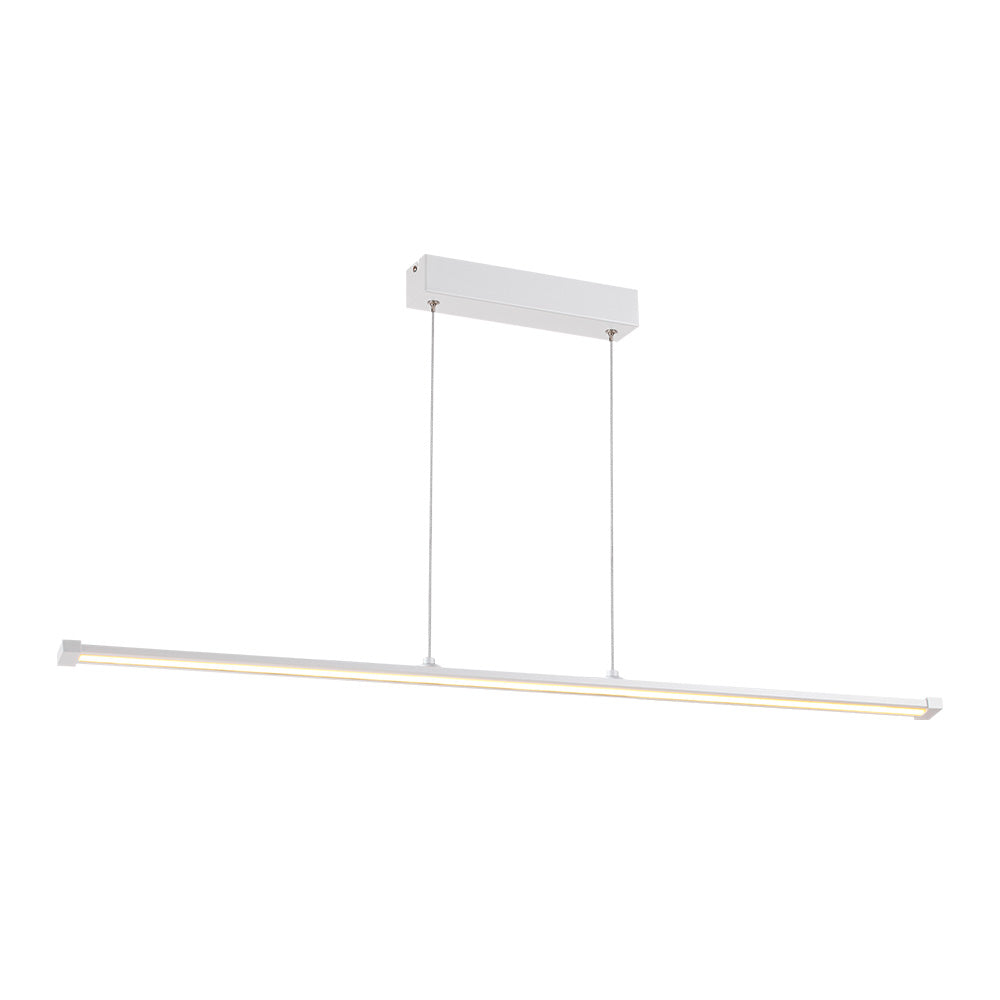 LAMPARA LINEAL COLGANTE LED METAL 1.21M 48W LUZ CALIDA BRILLANTE IRC90 NO ATENUABLE 48CTLLED172MV30B