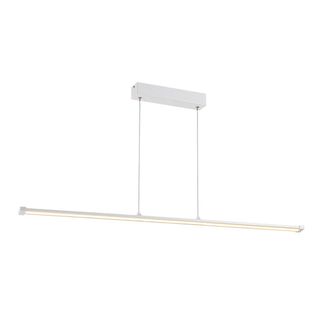 LAMPARA LINEAL COLGANTE LED METAL 1.21M 48W LUZ CALIDA BRILLANTE IRC90 NO ATENUABLE 48CTLLED172MV30B