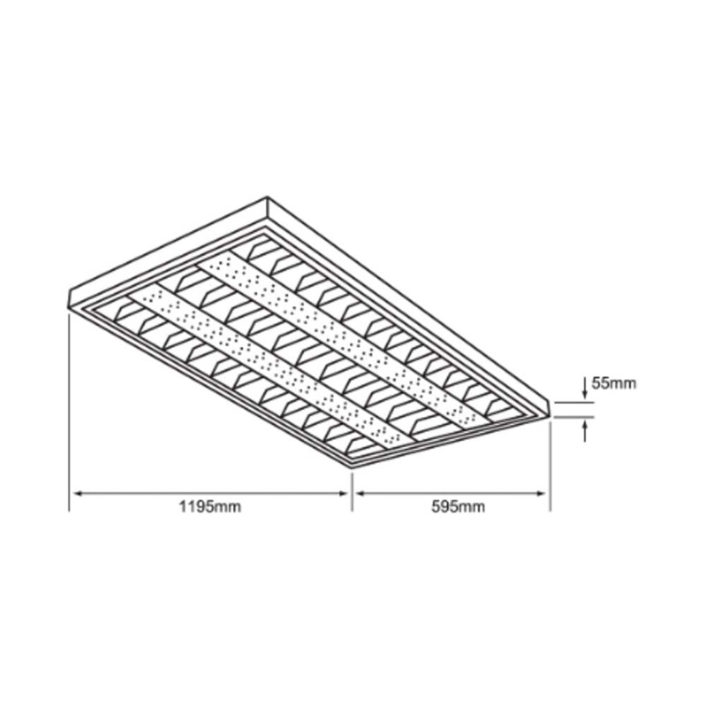 GABINETE LED DE INTERIOR PARA SOBREPONER 48LTLLED3282V40BL TECNOLITE