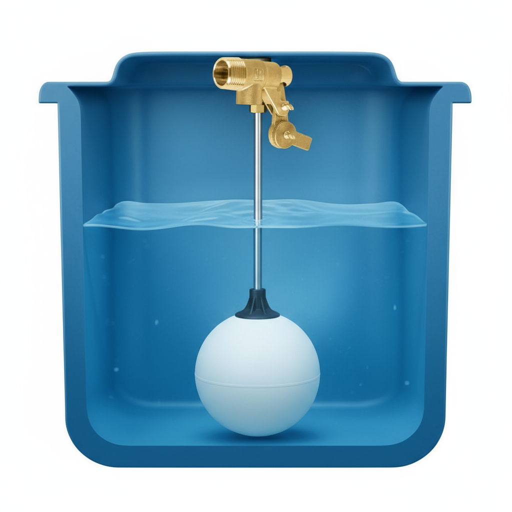 VALVULA MACHO P/FLOTADOR 3/4" (19MM.) VAFLO-3/4 49035 FOSET TRUPER