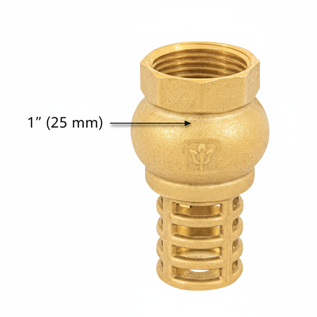 PICHANCHA C/REJILLA LATON 1" FOSET