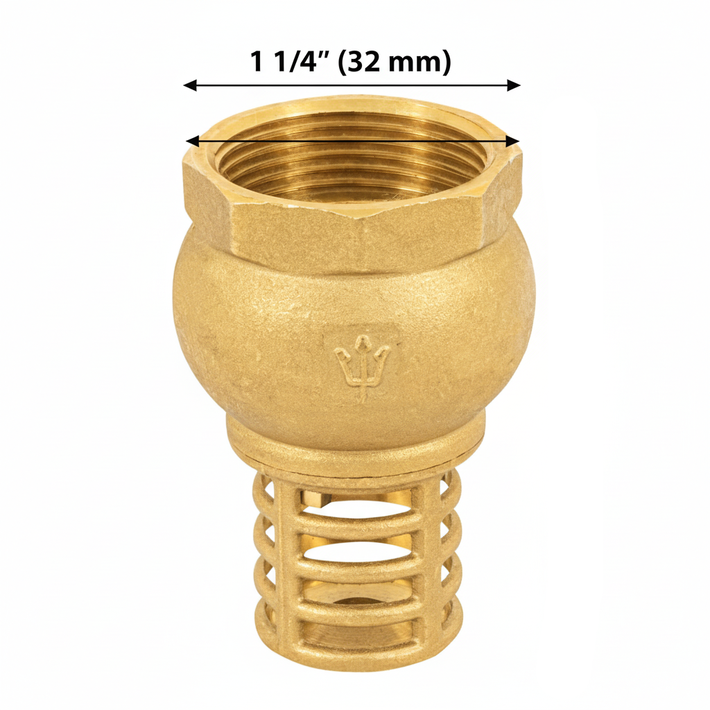 PICHANCHA C/REJILLA LATON 1-1/4" FOSET