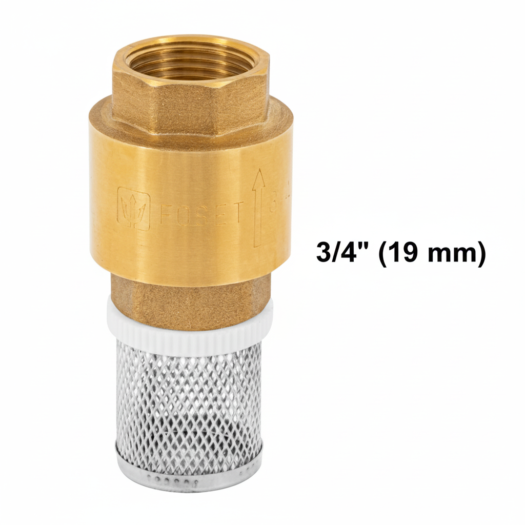 PICHANCHA C/REJILLA ACERO INOXIDABLE 3/4" FOSET