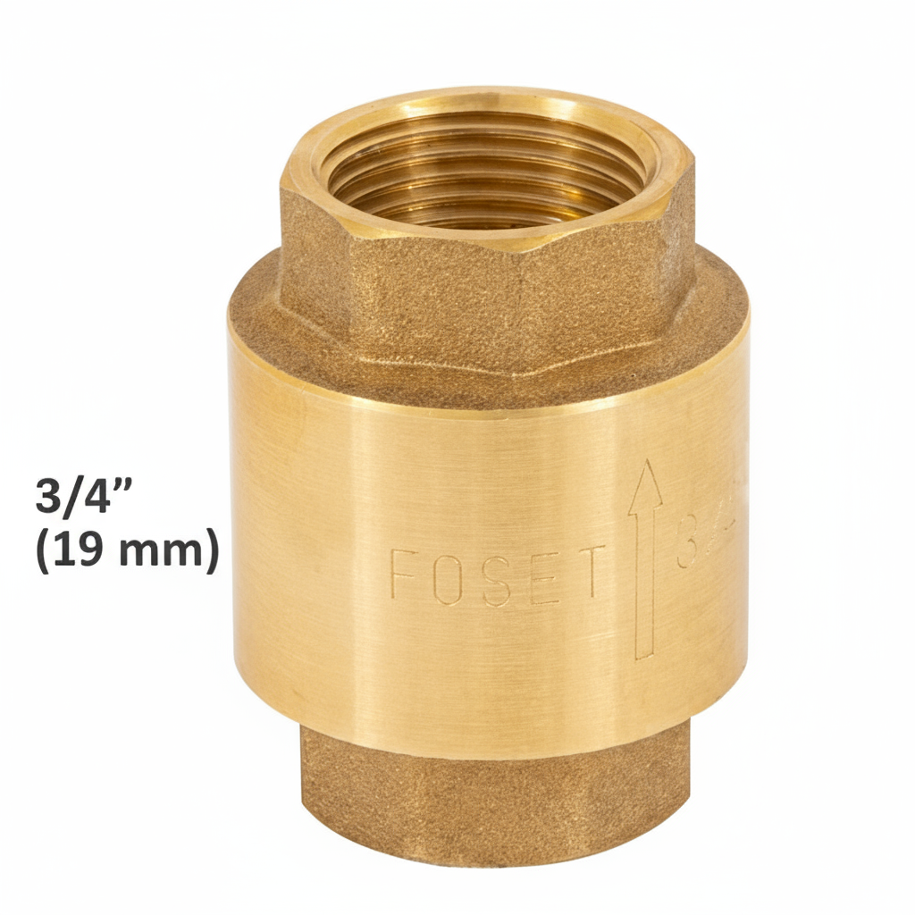 VALVULA RETENCION LATON 3/4" FOSET