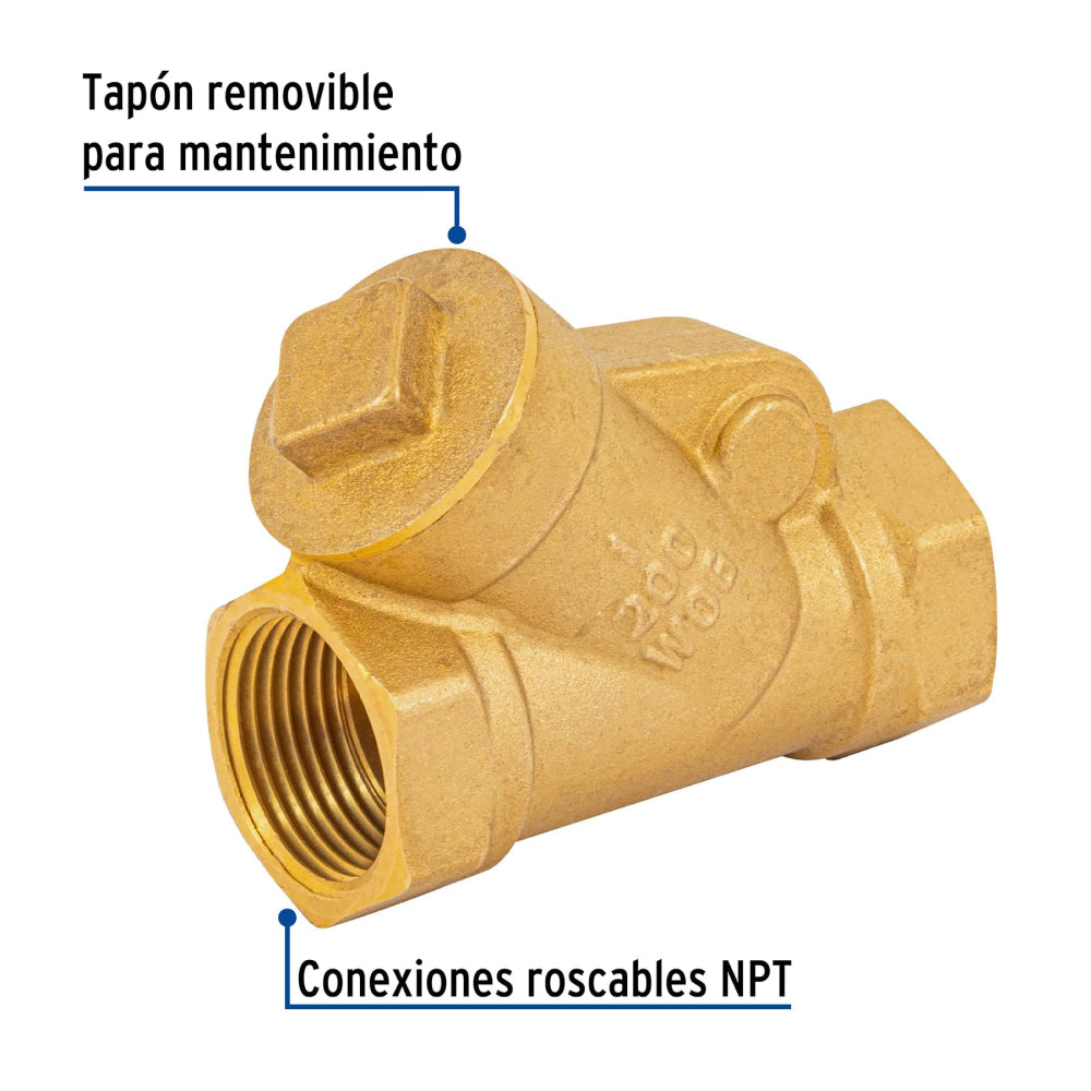 VALVULA CHECK 1" FOSET