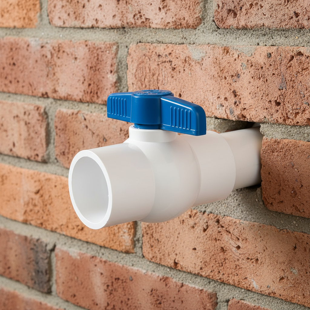 VALVULA DE ESFERA DE PVC DE 2" PARA CEMENTAR FOSET