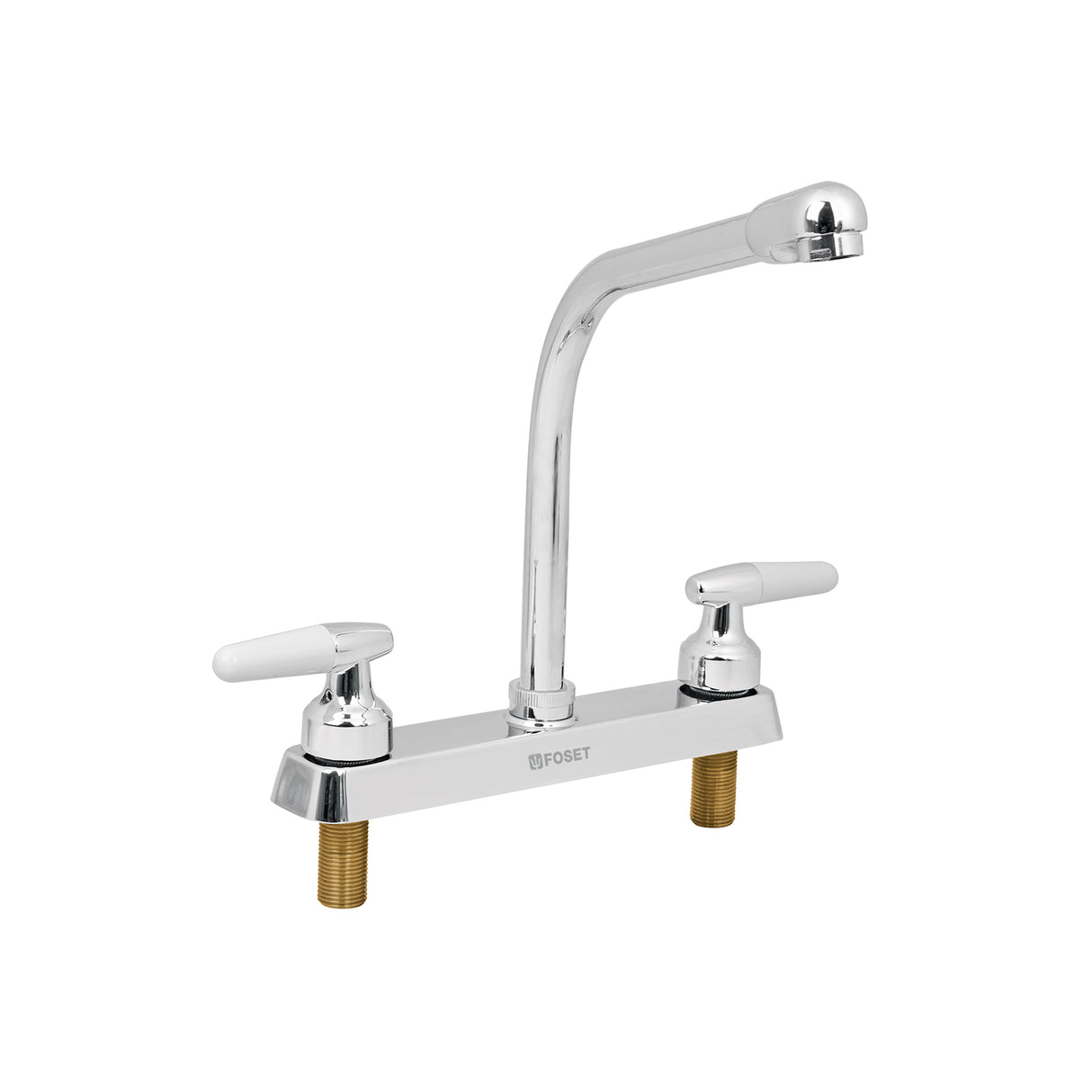 MEZCLADORA 8" P/FREGADERO CUELLO COBRA MANERALES CONO