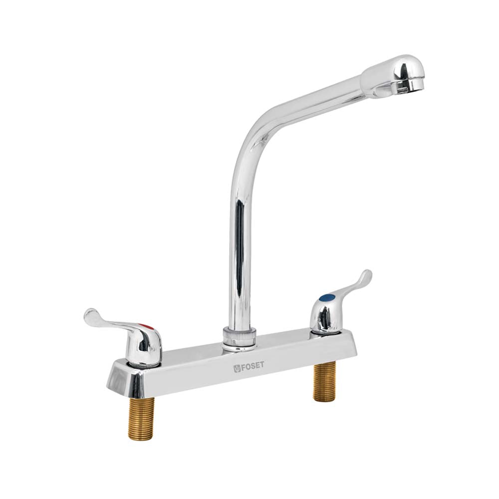 MEZCLADORA FREGADERO MANERALES PALANCA CUELLO COBRA BASIC MCA TRUPER FOSET